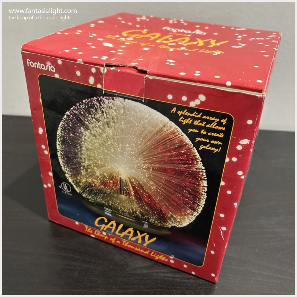Fantasia Galaxy - Model 2001 - Just like a UFO, Galaxy by Fantasia places the spray first and the base of the lamp second to create a beautiful galaxy of light dots that just levitates off the surface of where it is placed upon. Model below produced by Vicon.