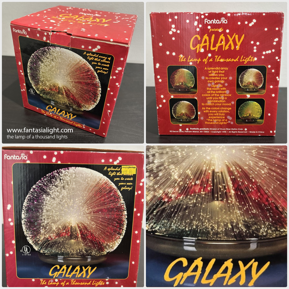 Fantasia Galaxy - Model 2001 - Just like a UFO, Galaxy by Fantasia places the spray first and the base of the lamp second to create a beautiful galaxy of light dots that just levitates off the surface of where it is placed upon. Model below produced by Vicon.