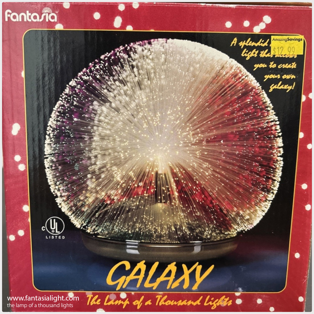Fantasia Galaxy - Model 2001 - Just like a UFO, Galaxy by Fantasia places the spray first and the base of the lamp second to create a beautiful galaxy of light dots that just levitates off the surface of where it is placed upon. Model below produced by Vicon.