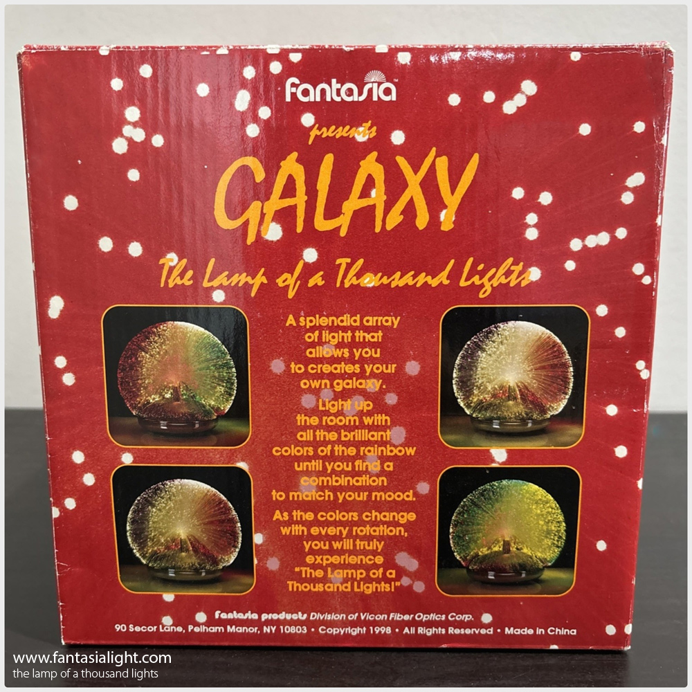 Fantasia Galaxy - Model 2001 - Just like a UFO, Galaxy by Fantasia places the spray first and the base of the lamp second to create a beautiful galaxy of light dots that just levitates off the surface of where it is placed upon. Model below produced by Vicon.